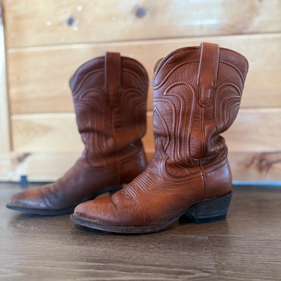 Tecovas Brown Heeled Boots - Picture 2 of 7